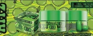 “Package of Hitz Sour Apple THC Gummies featuring vibrant green packaging with tart green apple illustrations, premium sour apple flavored cannabis edibles”