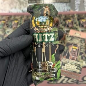 Buy Hitz Safari Series 2G Disposable – High potency 90-98% THC draw-activated vape with leak-resistant build